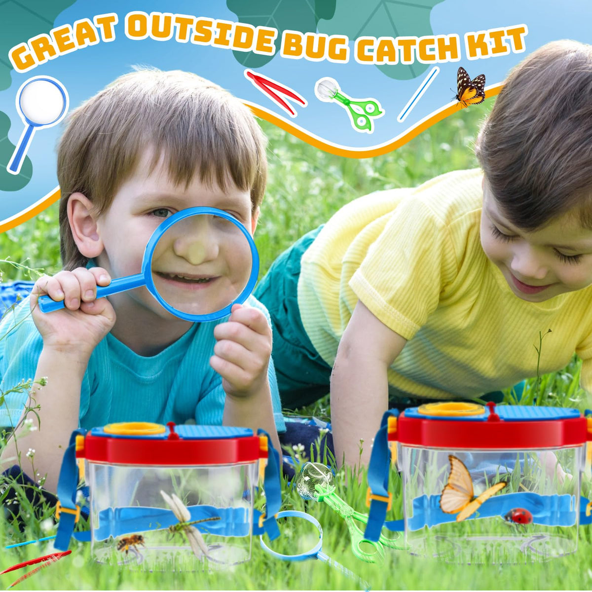 PullCrease critter cage offers clear, secure observation for curious kids.