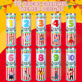 The 4x2 inch cans provide a kid-friendly target for safe play.