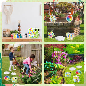 PullCrease circle stone painting offers versatile display options.