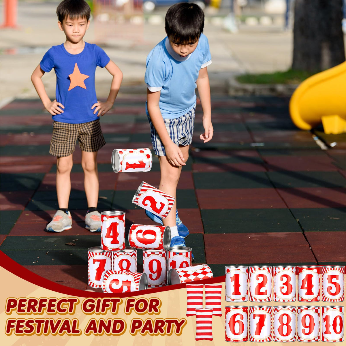 PullCrease durable canvas stitching highlights quality for long lasting carnival fun.