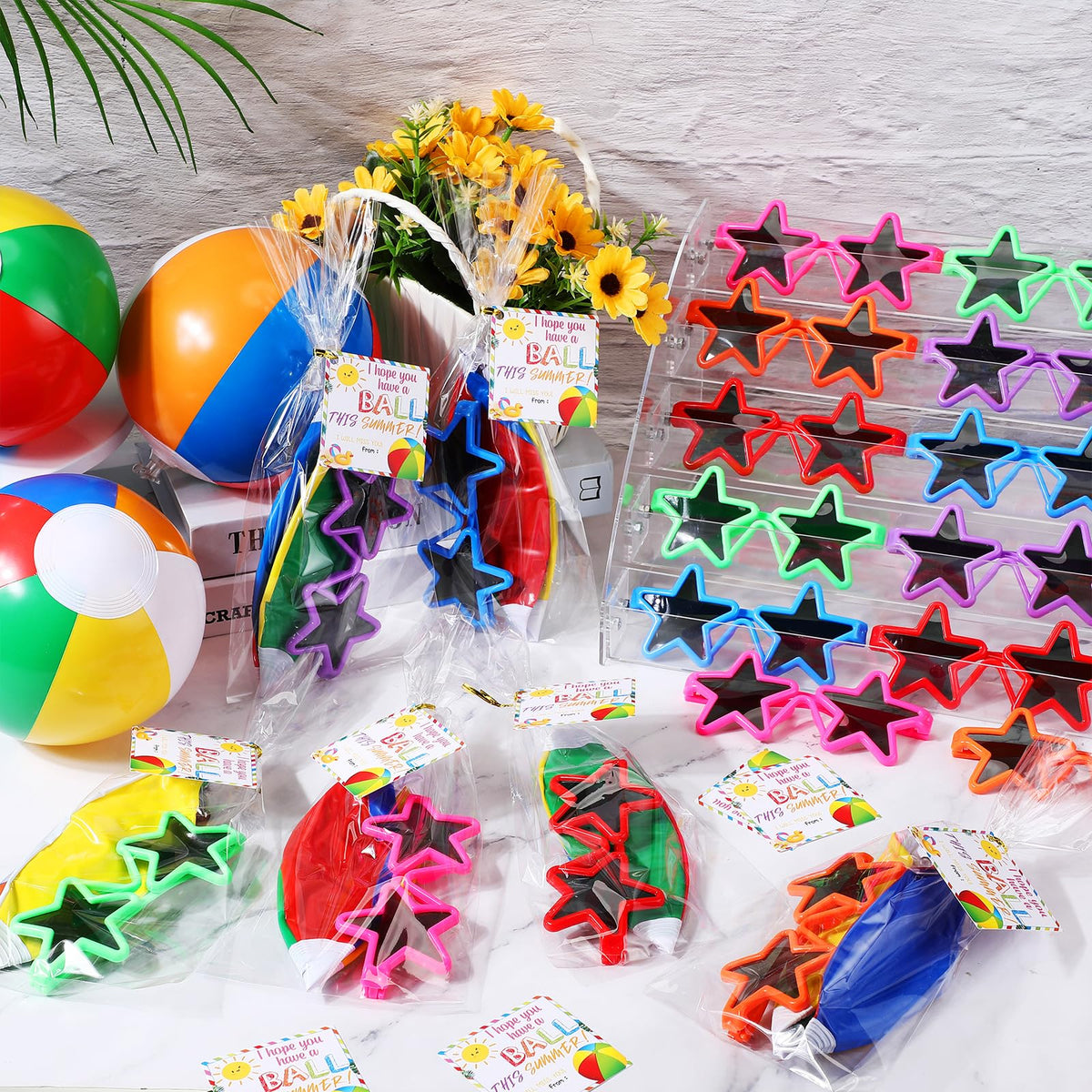 PullCrease 50 gift bags with ties simplify classroom distribution and presentation.
