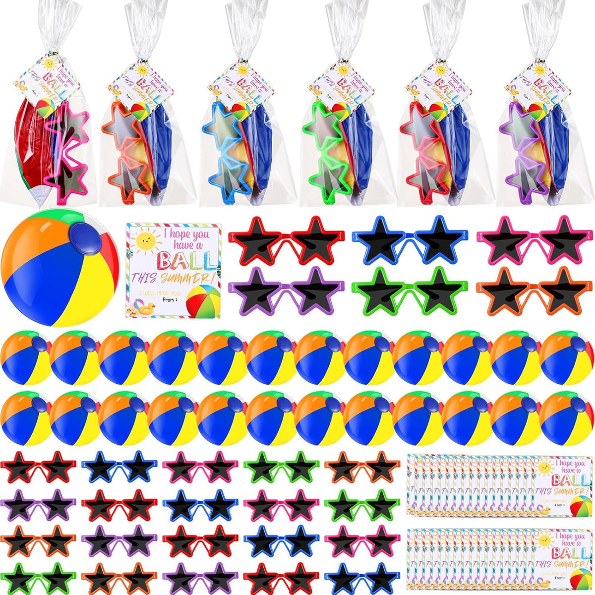 PullCrease neon star sunglasses for kids add end-of-year gift excitement.