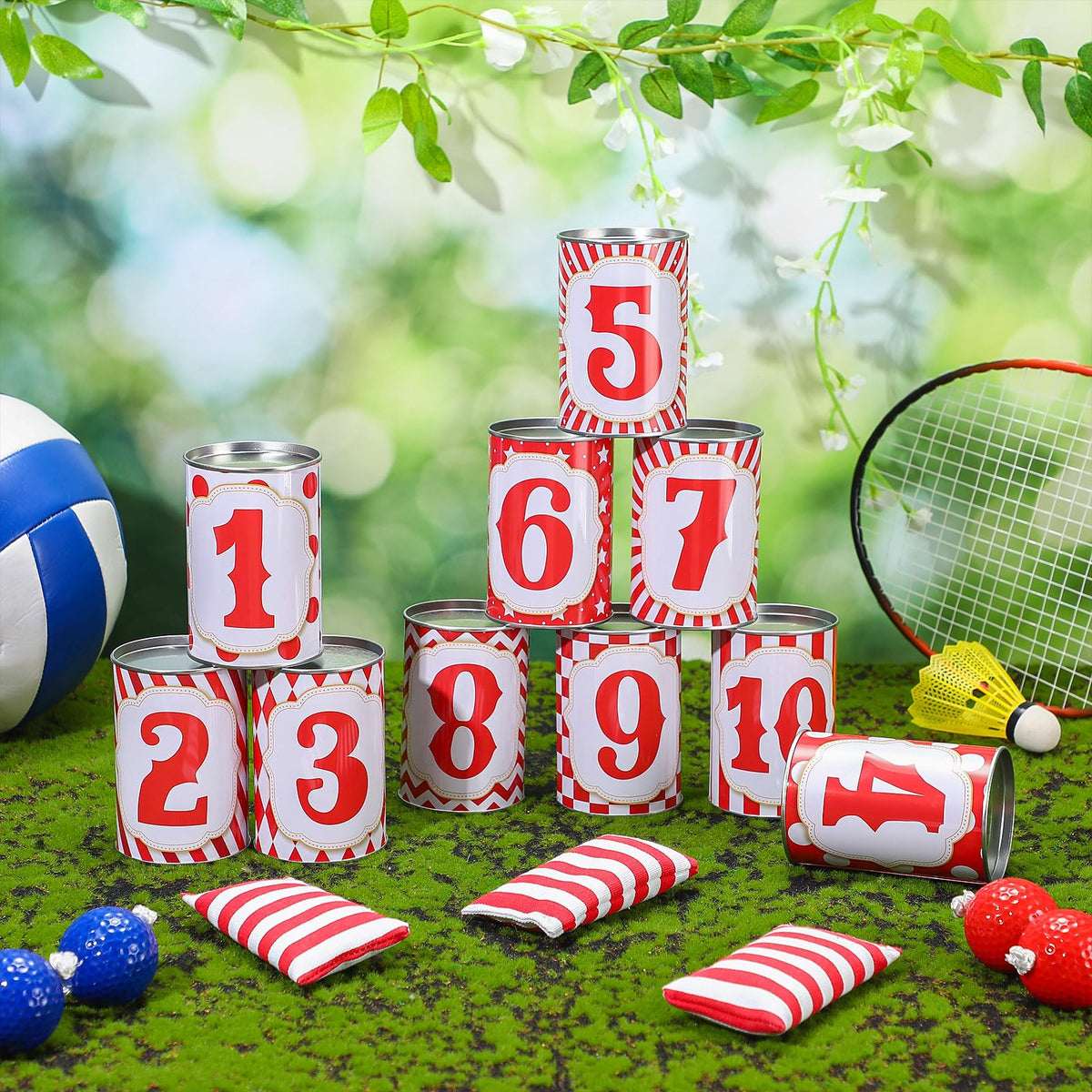 PullCrease outdoor carnival scene shows vibrant colors for sunny yard play.