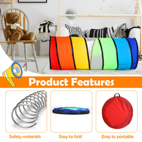 PullCrease pop-up tunnel with carrying bag for easy storage