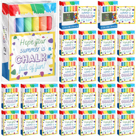 PullCrease sidewalk chalk 24-box set for outdoor creativity and classroom fun