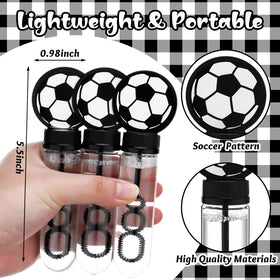 PullCrease tall soccer bubble wands measure 5.5 inches for easy handling