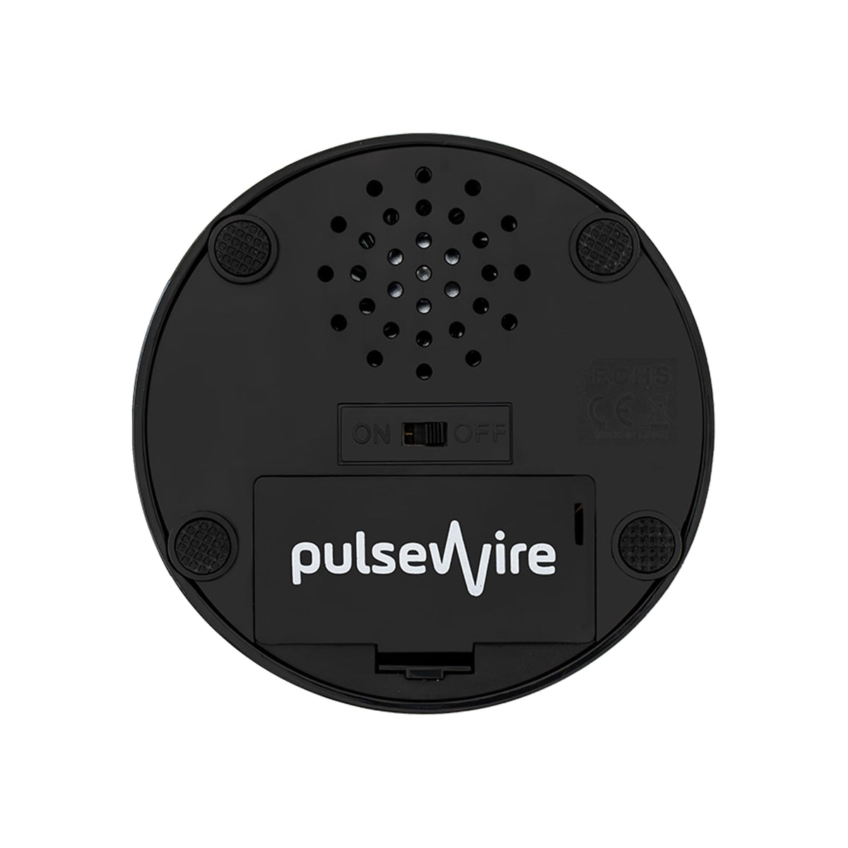 PulseWire Do You Pay the 1 sound button close-up battery compartment, included batteries for immediate fun.