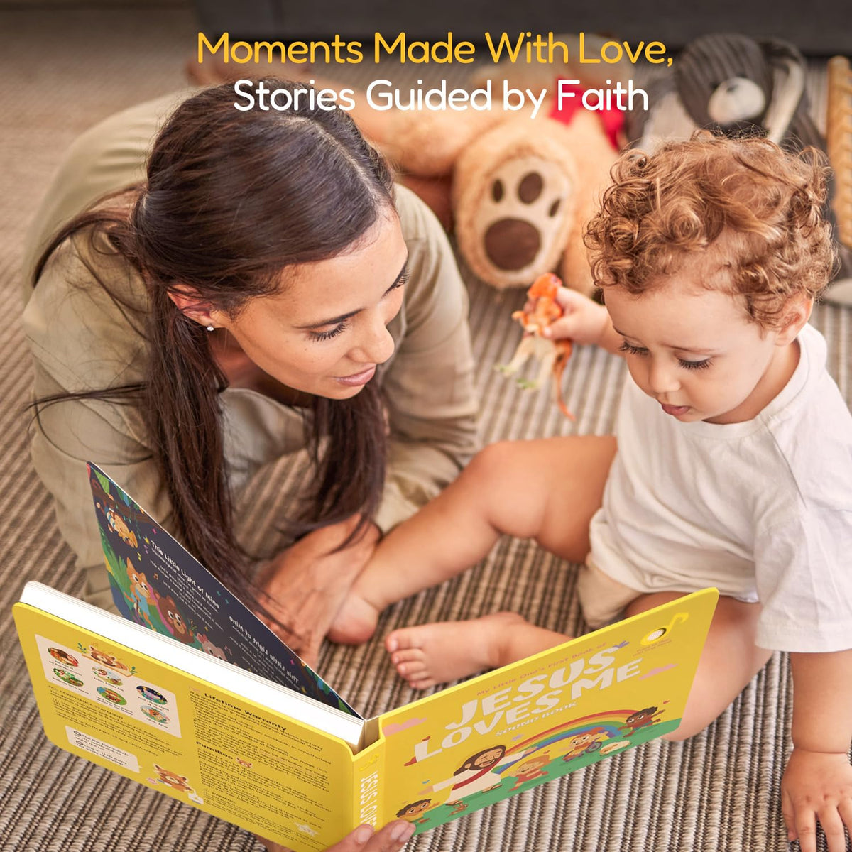 Pumiboo sound book durable build with rounded corners for busy kids.