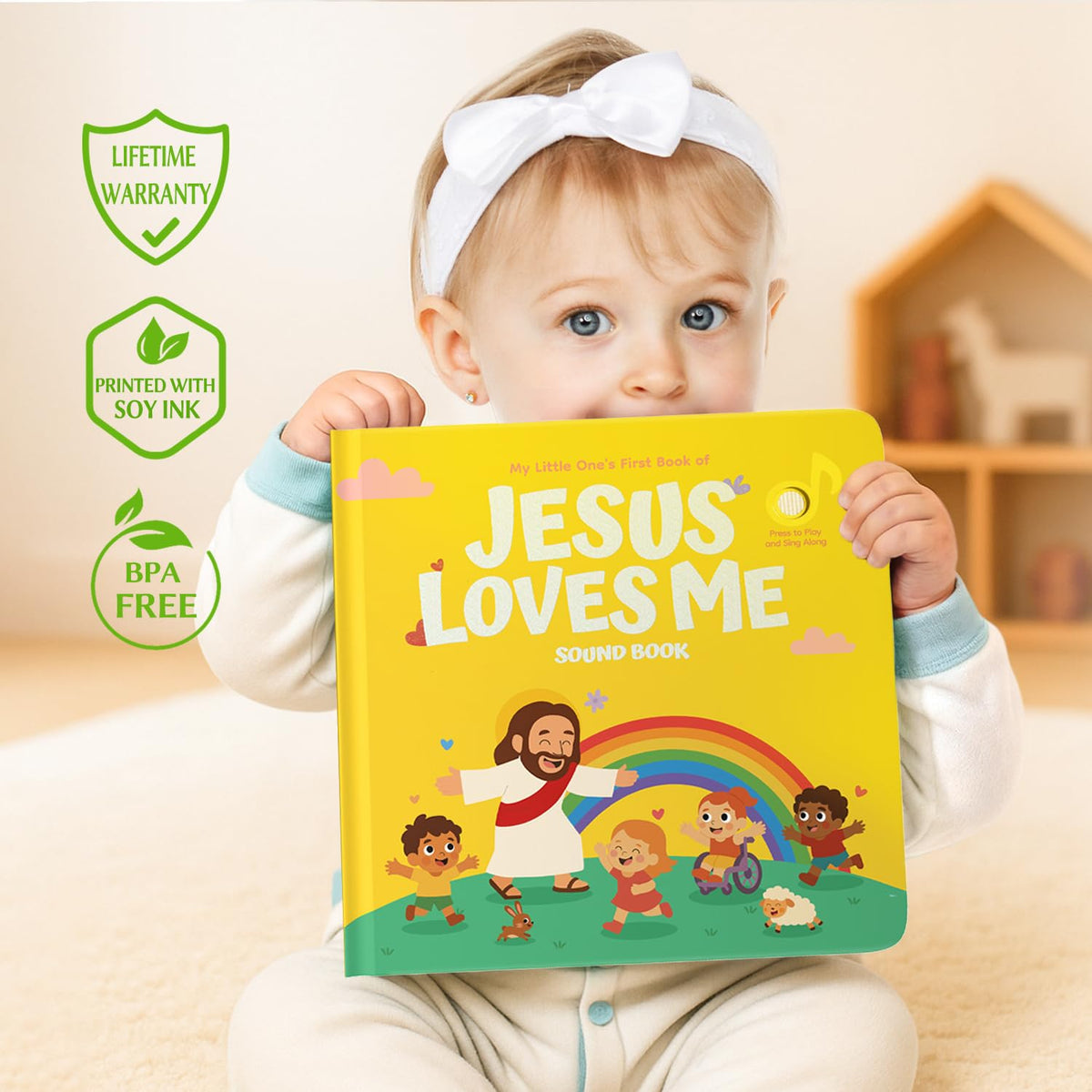 Pumiboo christening gift idea for baptisms and baby showers.