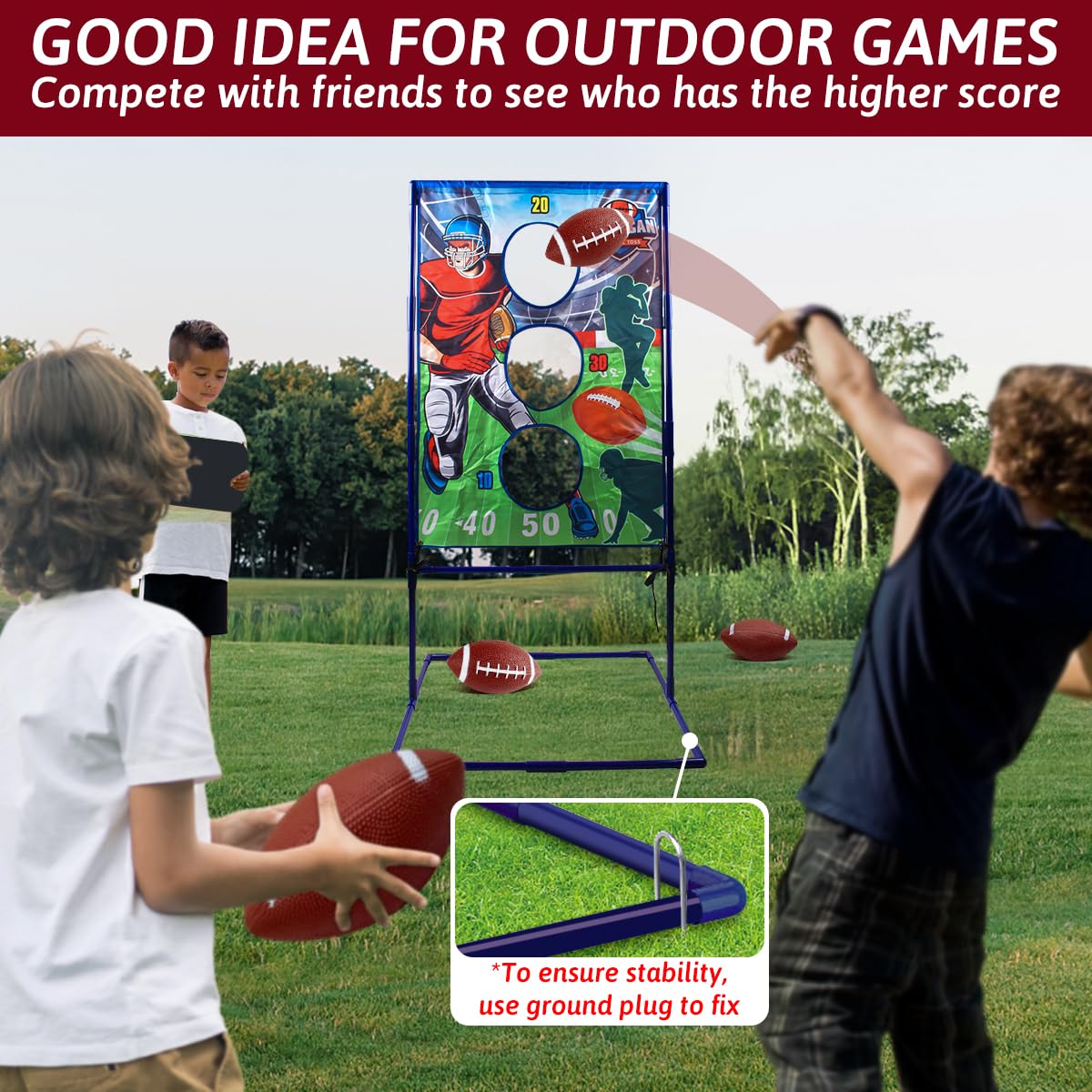 Punieayi erasable scoreboard for tracking scores during play.