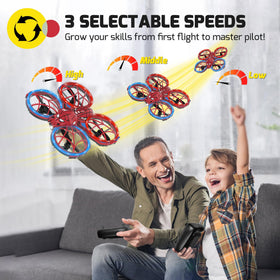 Punieayi Spider Mini Drone Headless Mode simplifies control for new pilots.