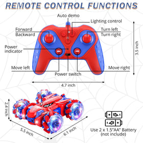 Punieayi Spider RC Car durable chassis handles drops