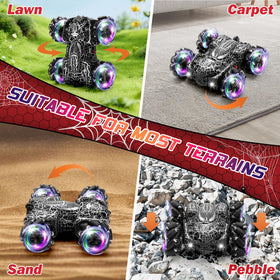 Punieayi whole-body LED lights highlight stunts and flips.