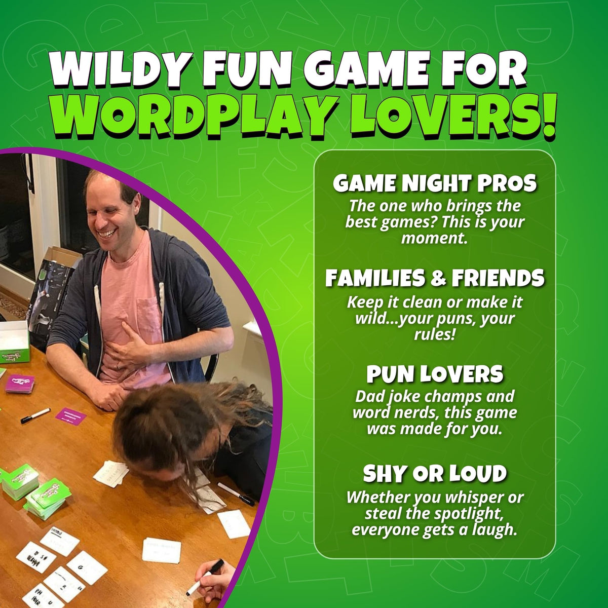 Puns of Anarchy party game sparks witty banter and friendly competition.