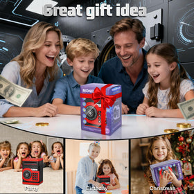 Pupidiu durable ABS plastic piggy bank for long-lasting kid use.