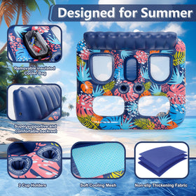 PuppyuWill giant 71-by-61-inch float with strong buoyancy.