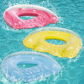 PuppyuWill minimalist pool chair in blue offers cool, stable lounging by the pool.