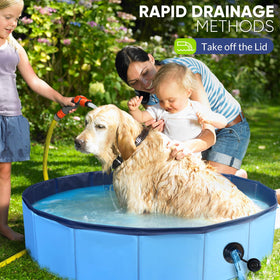 PUPTILY outdoor dog pool ready for camping or beach