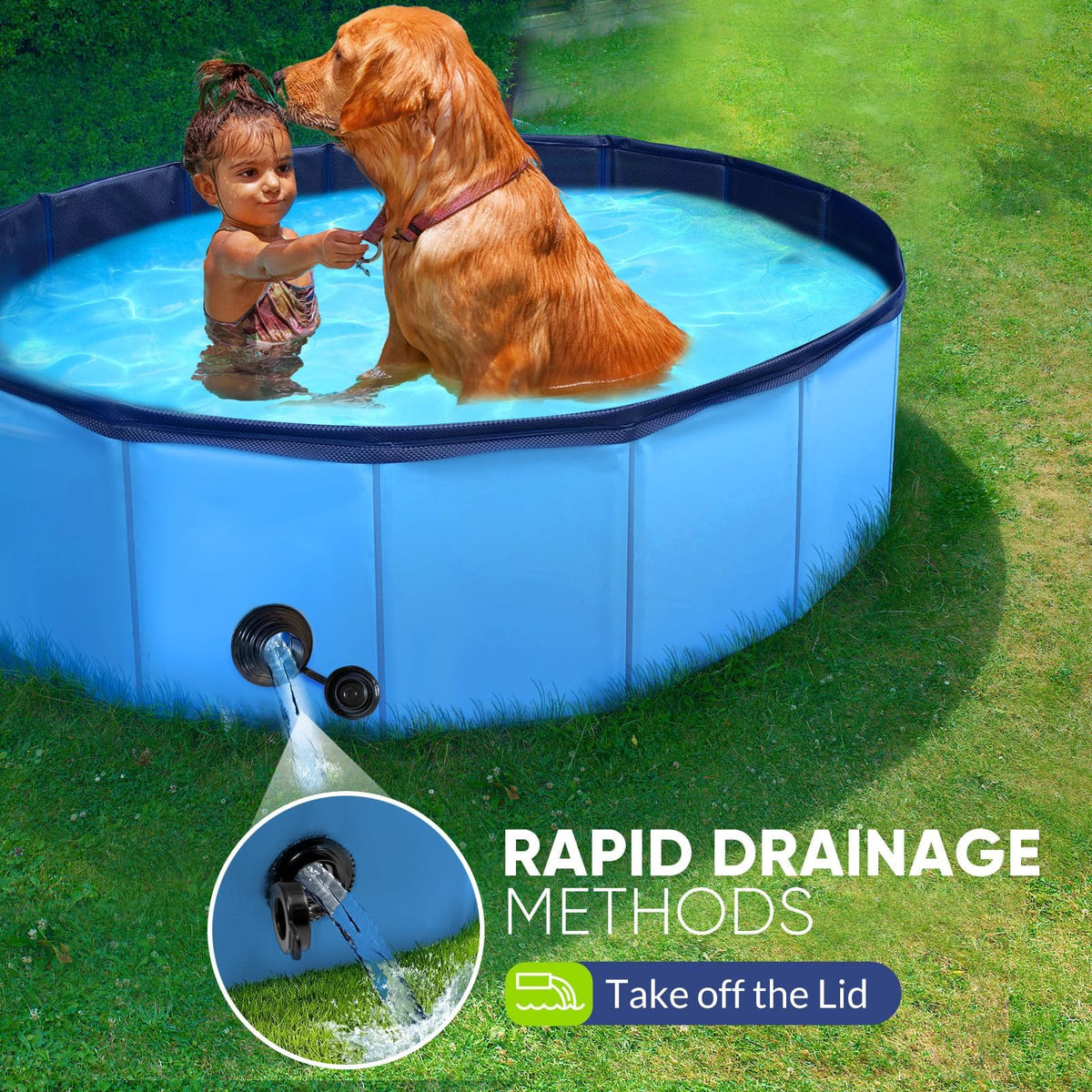 PUPTILY multi-use pool doubles as a bathtub or play area.
