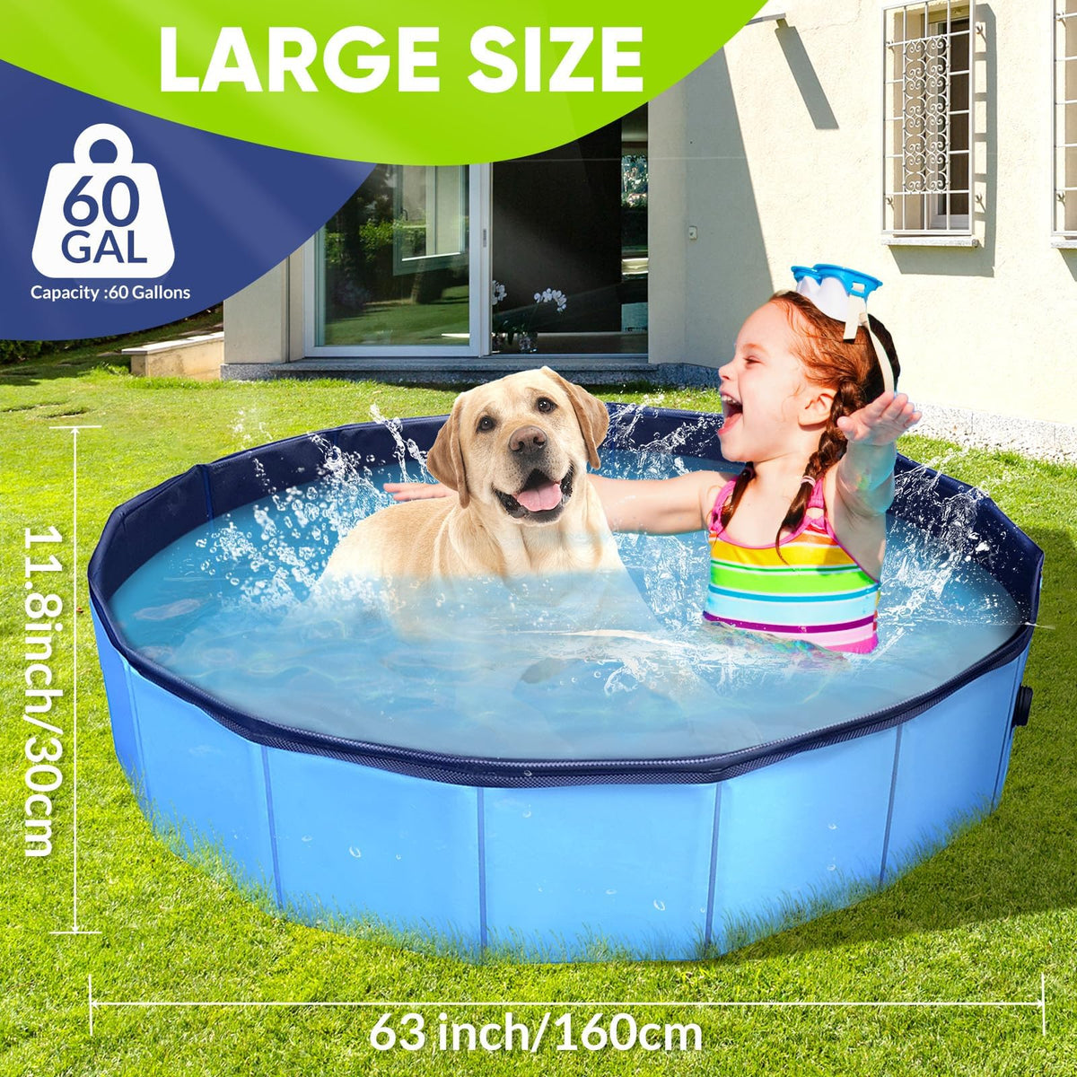 PUPTILY non-slip pool edge keeps pets safe during play.