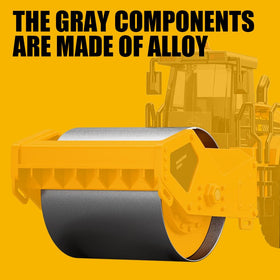 Pupu Pig 360-degree wheels and lift arm enable realistic roadwork scenarios.