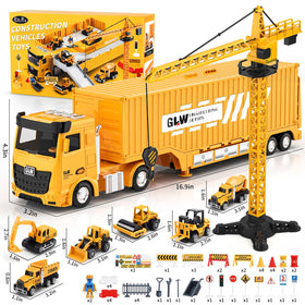 Pupu Pig bulldozer image shows blade movement for scene-building and obstacle clearing pretend play