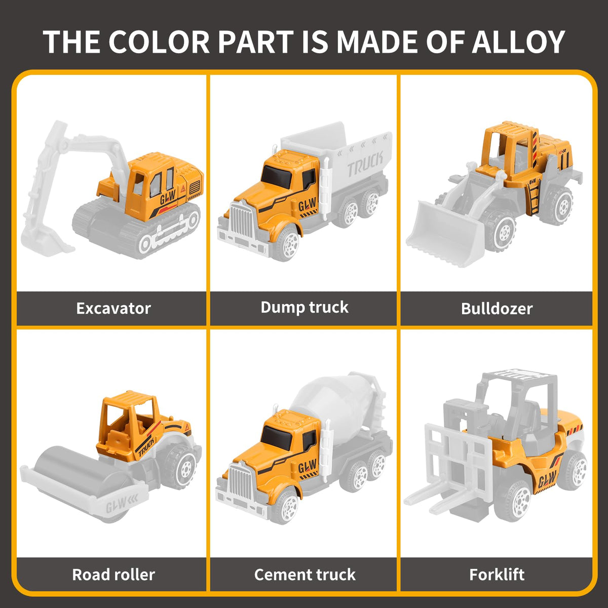 Pupu Pig forklift image focuses on lifting action and storage ideas during playtime