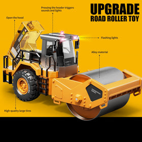 Pupu Pig die-cast construction vehicle with authentic details for hands-on learning.