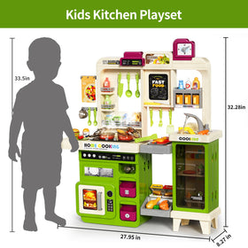 Pupu Pig kids kitchen playset food items to practice recipes and menu ideas