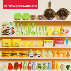 Pupu Pig kids kitchen playset fostering imaginative play and fine motor skills