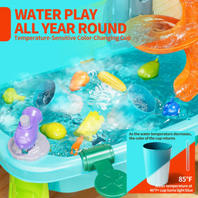 Pupu Pig sink table designed for indoor and outdoor use