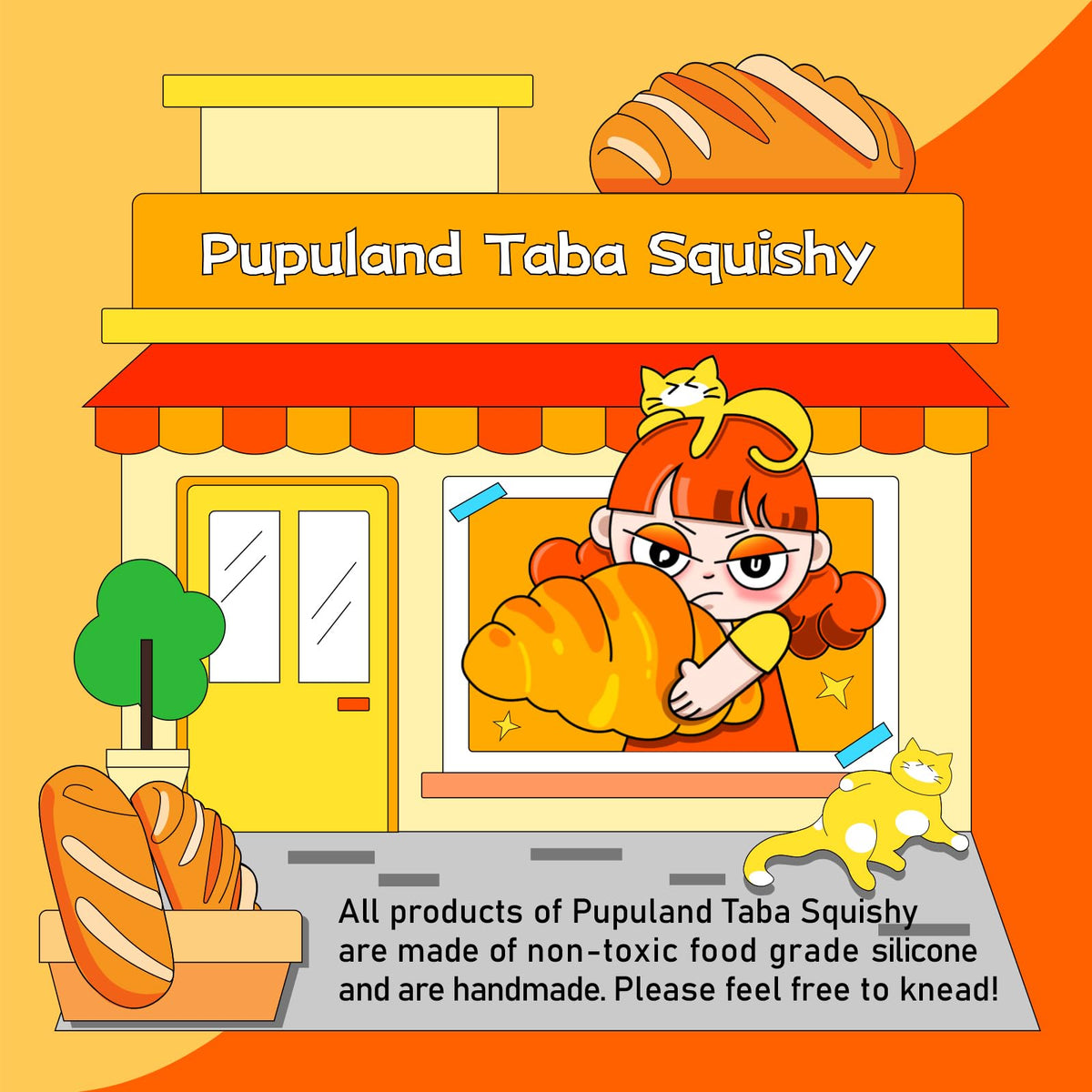 Pupuland Taba Squishy gift-ready packaging on display