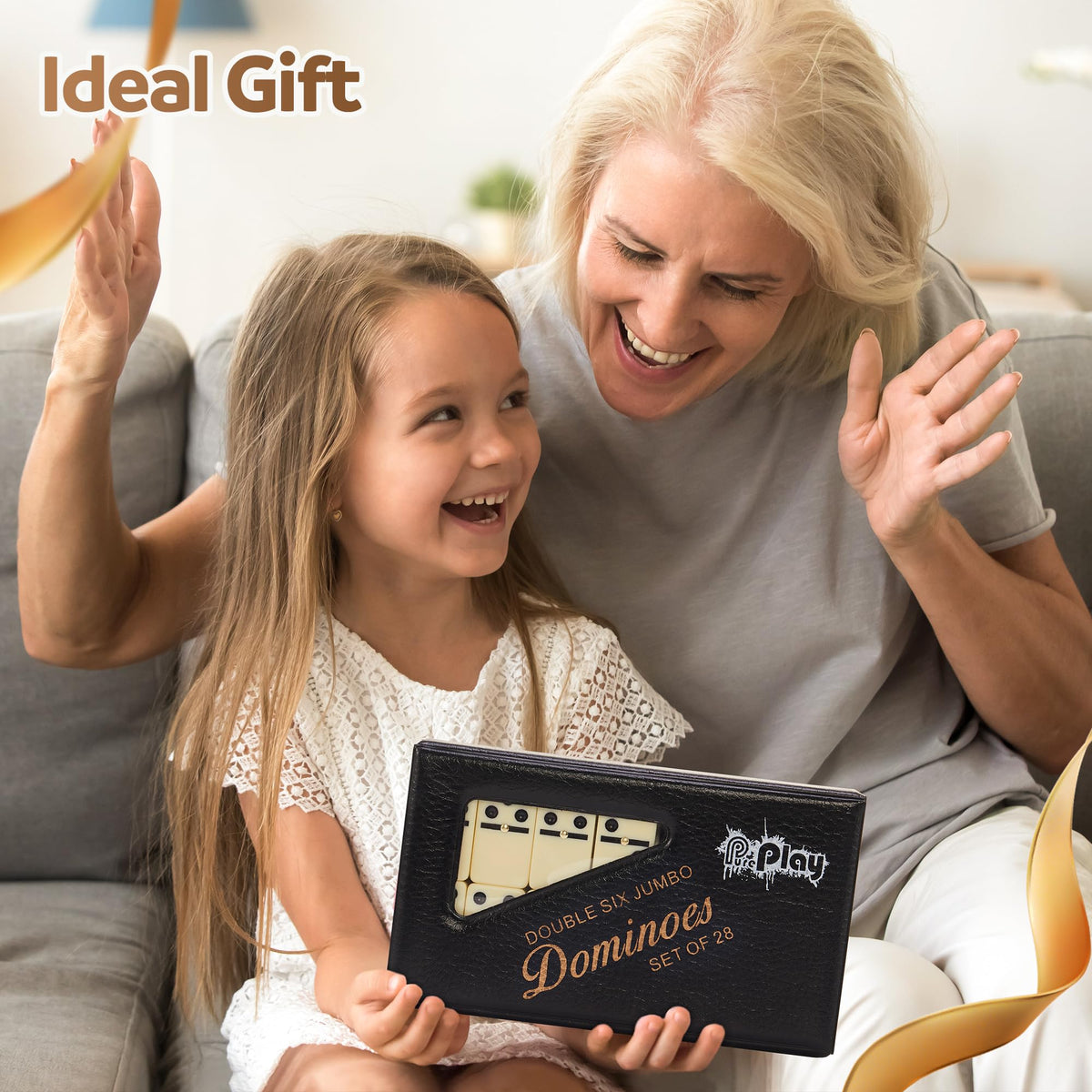 PUREPLAY family night domino play evokes cozy evenings and simple entertainment.