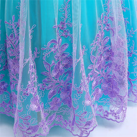 PurFEEL Mermaid Dress includes a headband and jewelry accessories for quick styling.