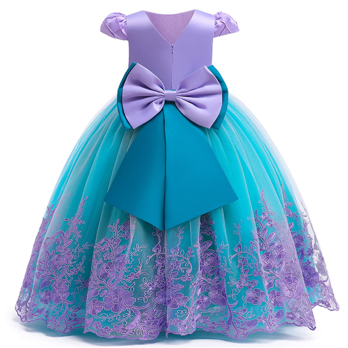 PURFEEL Teal underskirt helps keep the dress comfortable during wear