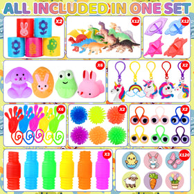PURPERCAT mini toys and stickers inside eggs offer playful variety.