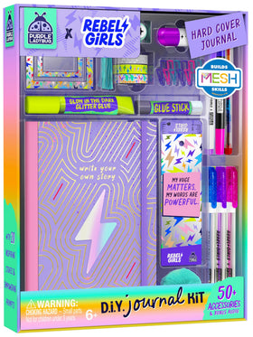 Purple Ladybug Girls Creative Gift Kit cover shows a durable hardcover for journaling.