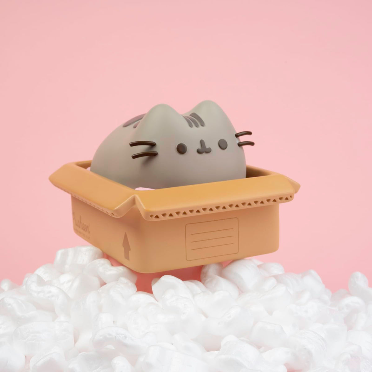 Compact desk-sized Pusheen piggy bank for real-life use