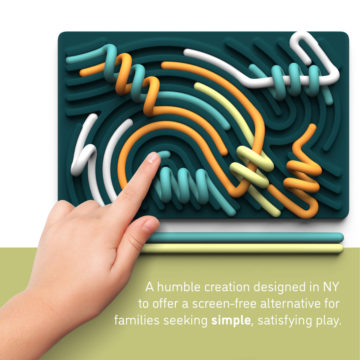 Pushpeel Sensory Board plane use shows mess-free entertainment on flights.