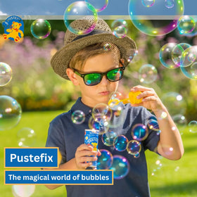 Twelve+ hours of bubble fun with PUSTEFIX 1000 ml refill bottle