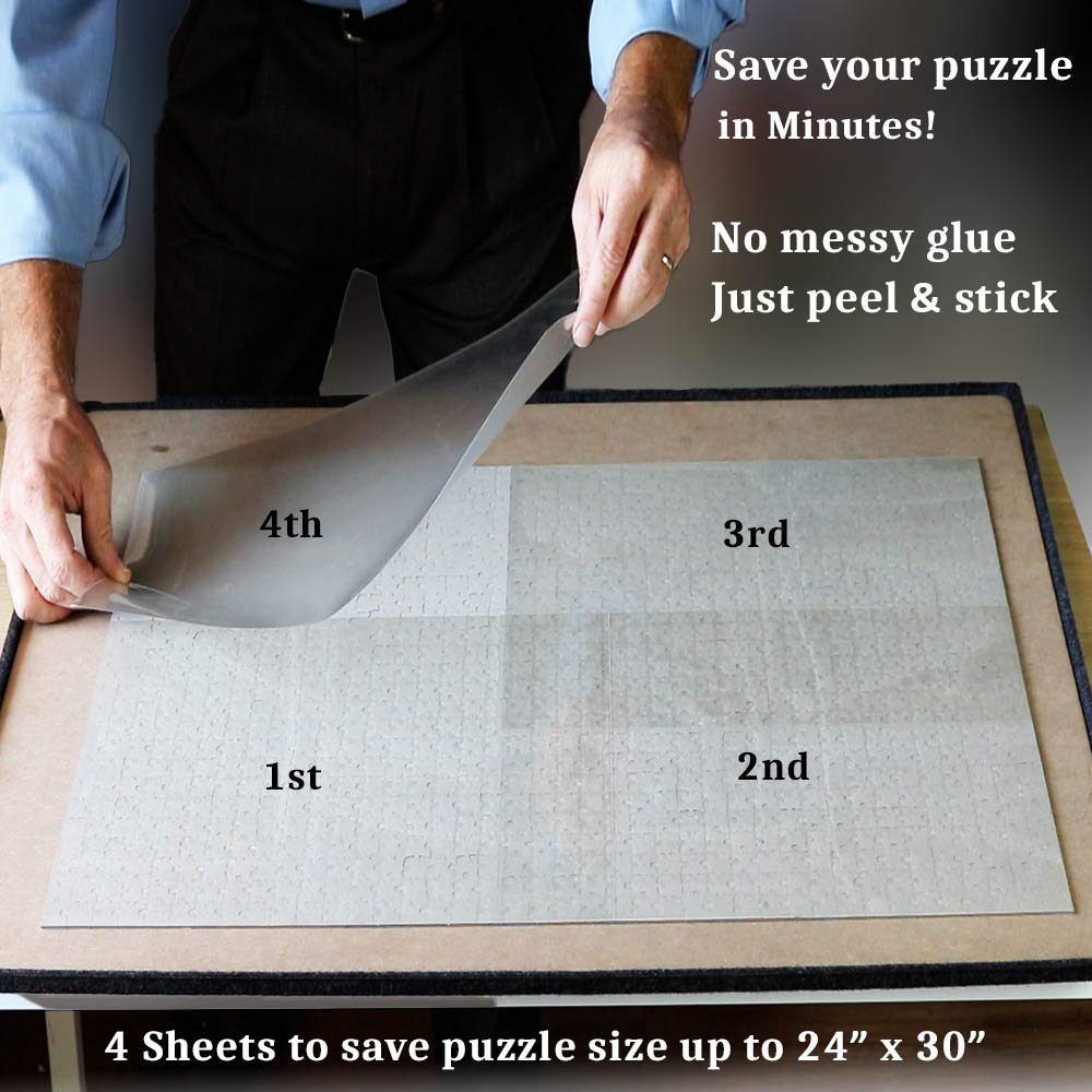 PUZZLE EZ Hanging tabs enable quick framing after preservation
