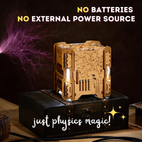 PUZZLE POTATO Tesla Box electro-mechanical puzzles mix tech and craft for brain teasing.
