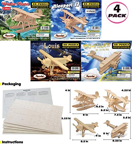 Puzzled Spirit of St. Louis puzzle for hands-on history project