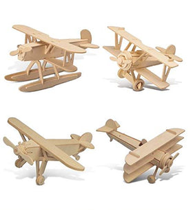 Puzzled Water Plane puzzle for hands-on building and display