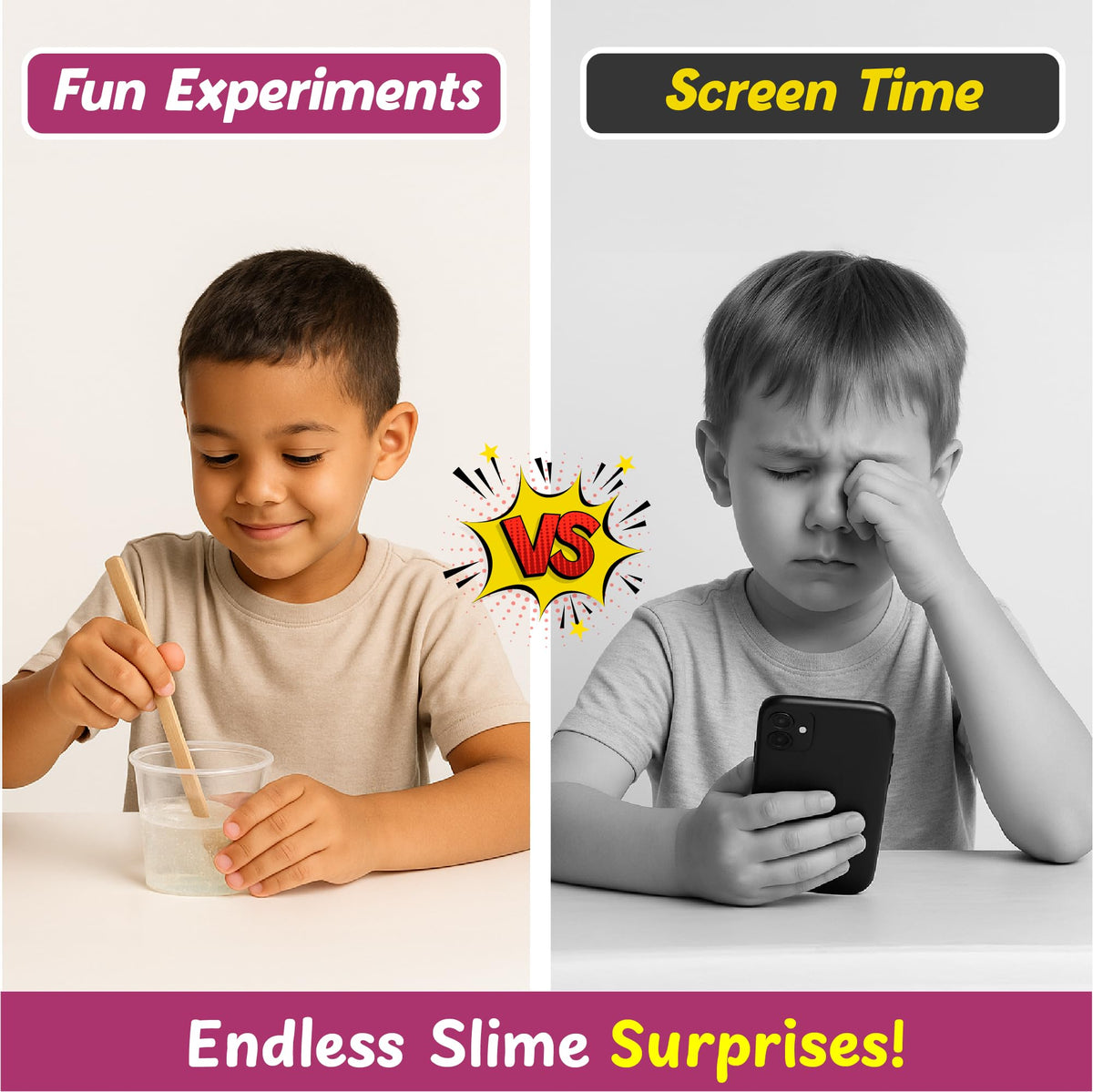 PW DIY Slime Kit Colorful Slime Batch delivers bright, shareable slime for group play