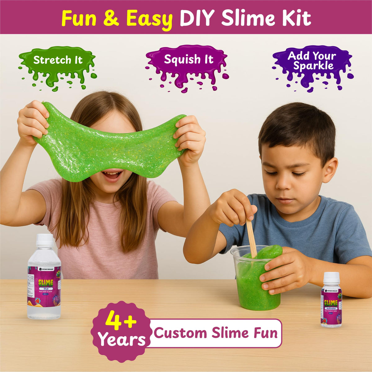 PW DIY Slime Kit Dinosaur Molds sparks creativity through shaping dinosaur-themed slime