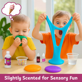 PW DIY Slime Kit Fruity Scented Fragrances create playful, pleasant scents during slime making