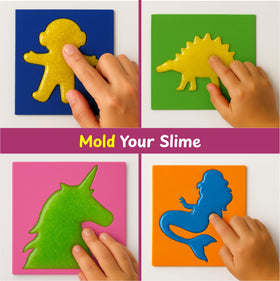 PW DIY Slime Kit Glitter Powders add sparkle for vibrant, kid-friendly creations
