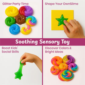 PW DIY Slime Kit Safe Glitter ensures sparkle without worry for kids