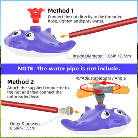 PWSOMJ water jet nozzle beside baseball bat supports batting practice and coordination.
